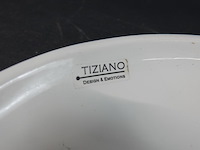 Tiziano bladvormige steelschaal - afbeelding 4 van  5