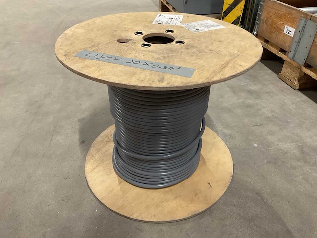 Tkd kabel elitronic cy liycy 20x0.34mm2 haspel signaalkabel - afbeelding 1 van  2