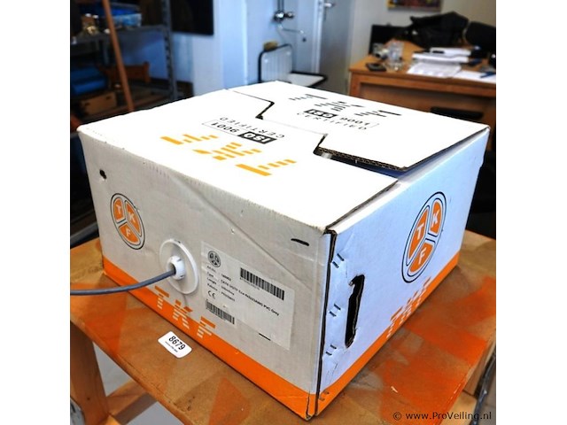 Tkf utp kabel 4x 2x 23awg eca grijs - afbeelding 1 van  5