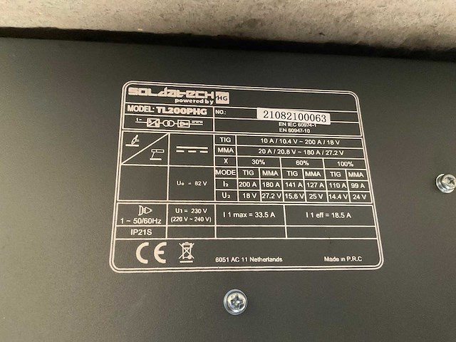 Tl200phg lasmachine - afbeelding 4 van  4