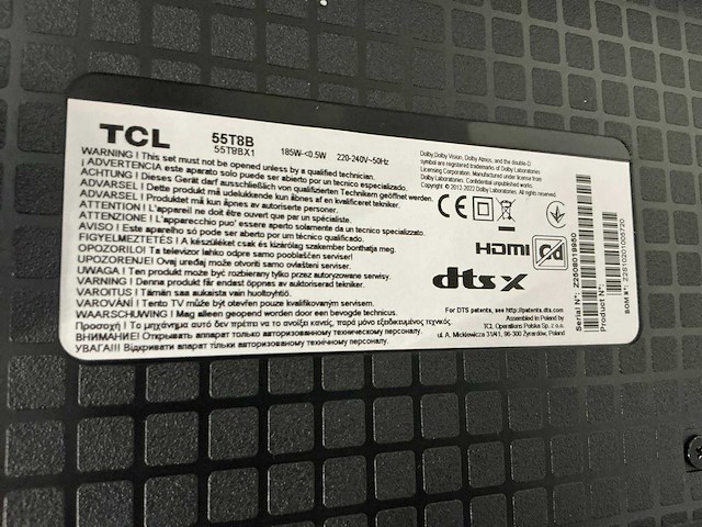 Tlc 55t8b televisie - afbeelding 6 van  6