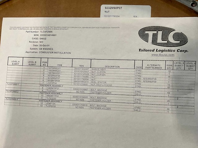 Tlc seal replacement parts kit - afbeelding 4 van  7