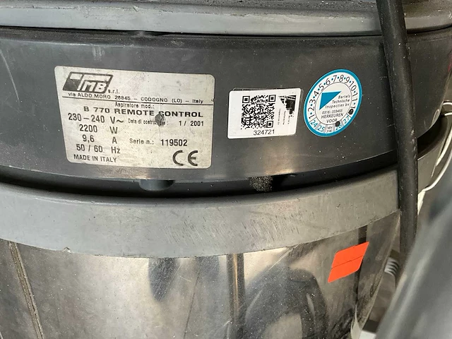 Tmd b770 industriële stofzuiger - afbeelding 5 van  5
