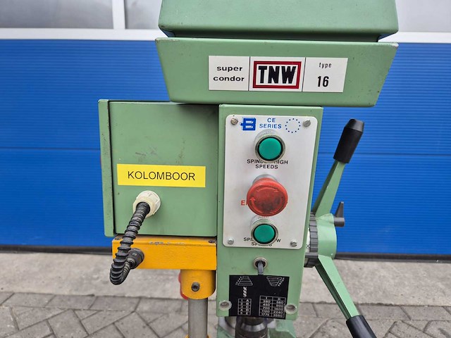 Tnw - super condor 16 - tafel boormachine - afbeelding 12 van  14
