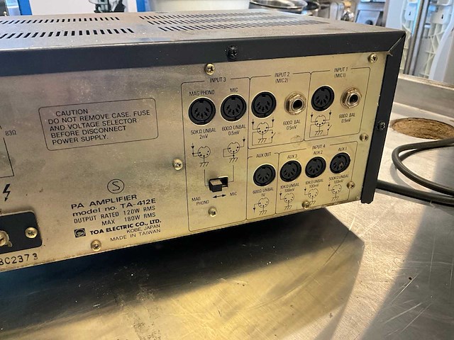 Toa electric ta-412e versterker - afbeelding 7 van  8