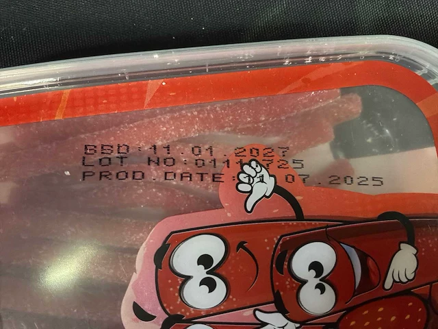 Tobies sour pencils strawberry vegan snoepgoed (216x) - afbeelding 4 van  5