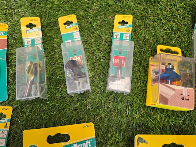 Toebehoren, bovenfrees slijpen wolfcraft, partij - afbeelding 4 van  11