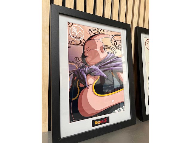Toei animation - gelicentieerde dragon ball z artwork prints – majin buu & frieza (2x) - afbeelding 2 van  7