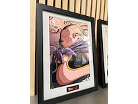Toei animation - gelicentieerde dragon ball z artwork prints – majin buu & frieza (2x) - afbeelding 2 van  7