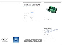 Toermalijn 1.77 carat gecertificeerd - afbeelding 3 van  3