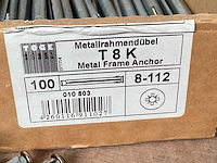 Toge kozijnplug metaal 8x112, doos 100 stuks (43x) - afbeelding 5 van  6