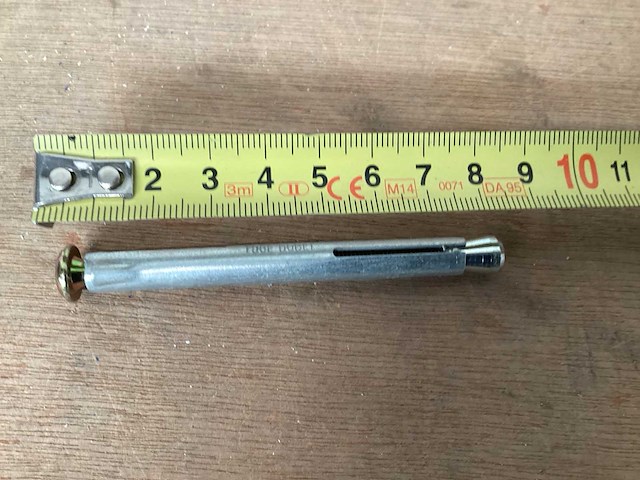 Toge kozijnplug metaal 8x72, doos 100 stuks (60x) - afbeelding 6 van  6