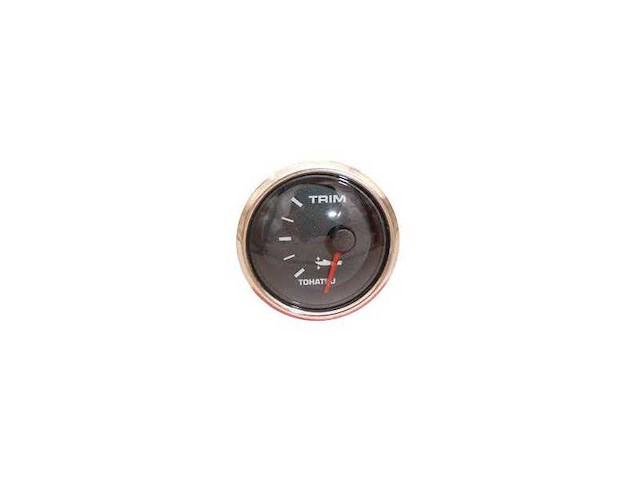 Tohatsu 3gf-72571-0 marine engine trim gauge silver - afbeelding 2 van  6
