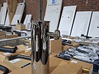 Toilet- borstelhouder hotbath, cobber, zwart/chroom - afbeelding 1 van  5