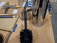 Toilet- borstelhouder hotbath, cobber, zwart/chroom - afbeelding 3 van  5