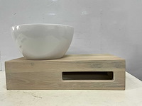 Toilet fontein 40 x 22 x 12 cm - afbeelding 2 van  3