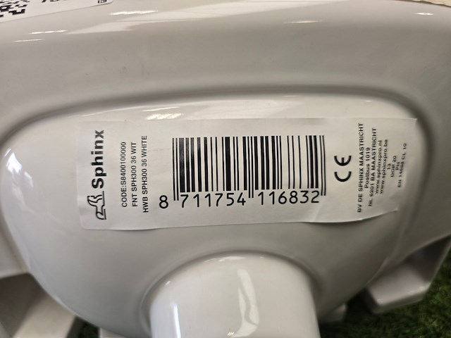 Toilet fontijn sphinx, sph300, wit - afbeelding 7 van  7