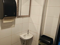 Toilet garnituur, black satino