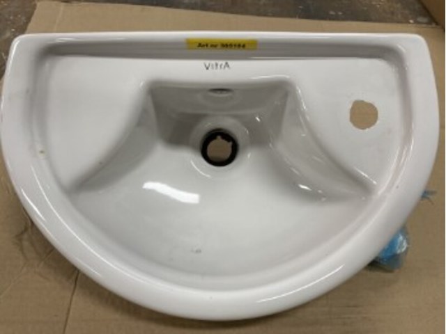 Toilet met bril, wasbak met kraan, fontein, wandplank en emmerputten vitra, abs en coba - afbeelding 7 van  10