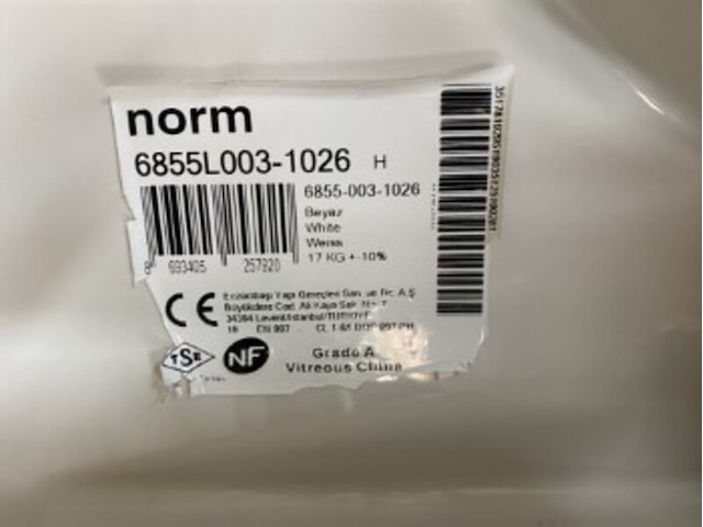 Toilet met bril, wasbak met kraan, fontein, wandplank en emmerputten vitra, abs en coba - afbeelding 10 van  10