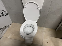 Toilet met spoelbak + witte toiletbril wb - afbeelding 2 van  7