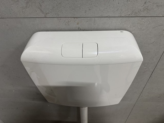 Toilet met spoelbak + witte toiletbril wb - afbeelding 4 van  7