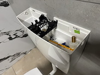 Toilet met spoelbak + witte toiletbril wb - afbeelding 5 van  7