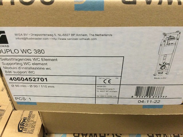 Toilet reservoir, schwab, duplo wc 380 - afbeelding 2 van  2