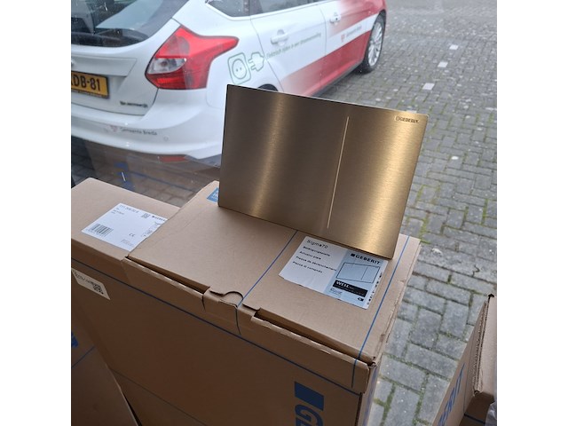 Toilet-set geberit/duravit, d-neo, mat wit - afbeelding 3 van  12