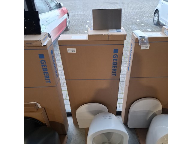 Toilet-set geberit/duravit, d-neo, mat wit - afbeelding 11 van  12