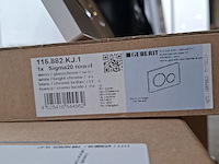 Toilet-set geberit/geberit, glans wit - afbeelding 2 van  11