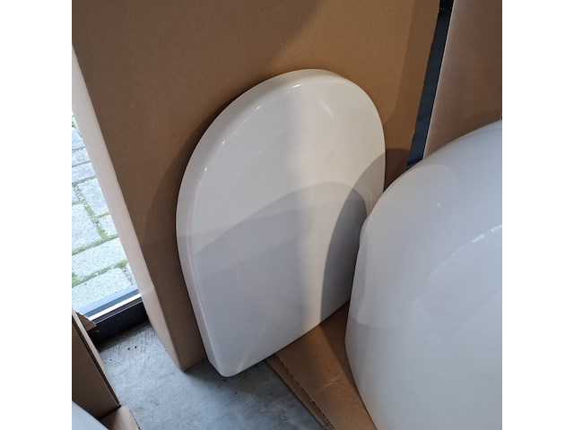 Toilet-set geberit/geberit, glans wit - afbeelding 7 van  11