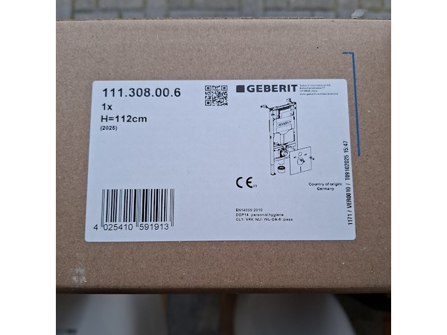 Toilet-set geberit/geberit, glans wit - afbeelding 10 van  11