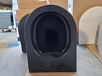 Toilet-set geberit/solar, mat zwart - afbeelding 4 van  10