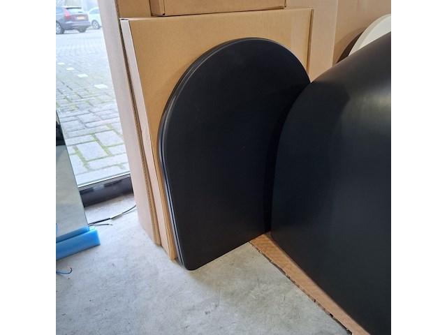 Toilet-set geberit/solar, mat zwart - afbeelding 5 van  10