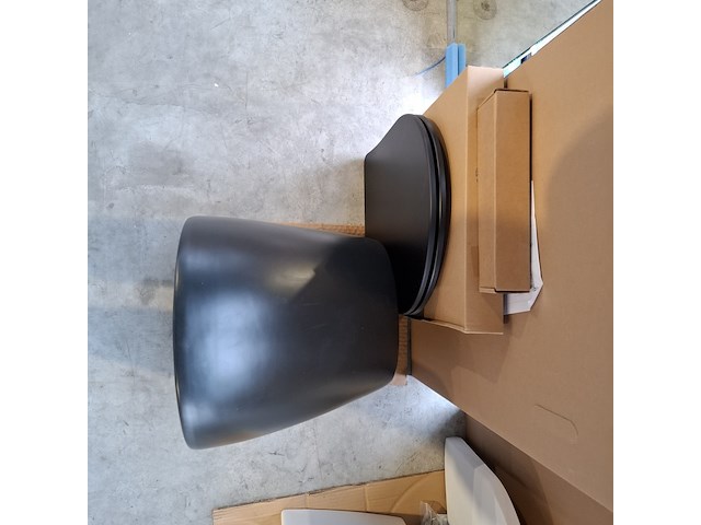 Toilet-set geberit/solar, mat zwart - afbeelding 6 van  10