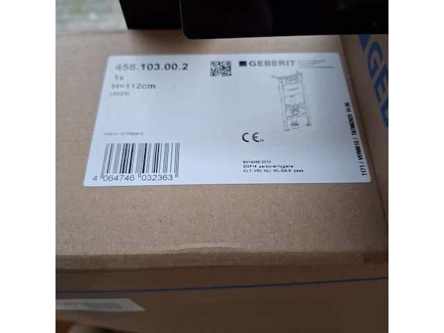 Toilet-set geberit/solar, mat zwart - afbeelding 7 van  9