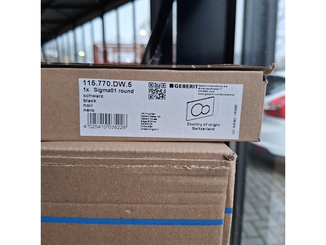 Toilet-set geberit/solar, mat zwart - afbeelding 9 van  9