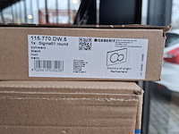 Toilet-set geberit/solar, mat zwart - afbeelding 9 van  9