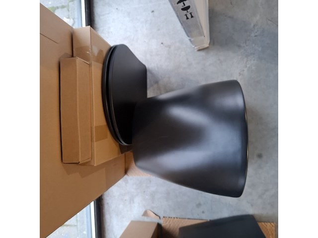 Toilet-set geberit/solar, mat zwart - afbeelding 5 van  9