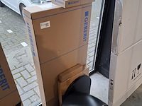 Toilet-set geberit/solar, mat zwart - afbeelding 6 van  9