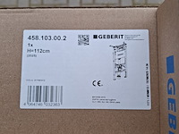 Toilet-set geberit/solar, mat zwart - afbeelding 7 van  9