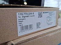 Toilet-set geberit/solar, mat zwart - afbeelding 9 van  9