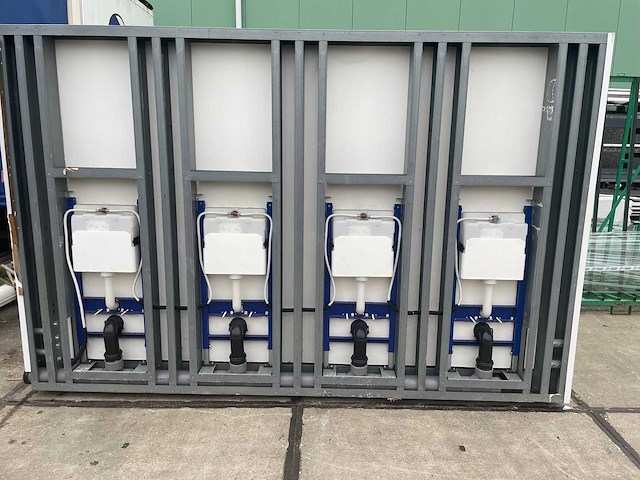 Toilet unit - 4x toilet - toilet - afbeelding 6 van  6