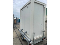Toilet unit aanhanger - 2x toilet - afbeelding 4 van  6