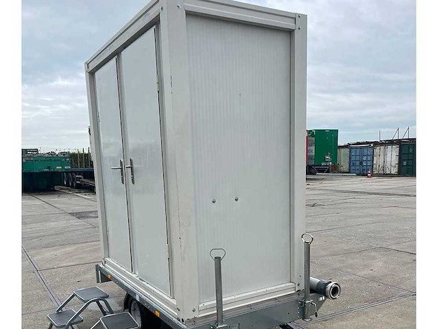 Toilet unit aanhanger - 2x toilet - afbeelding 1 van  6