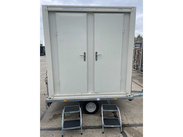 Toilet unit aanhanger - 2x toilet - afbeelding 2 van  6