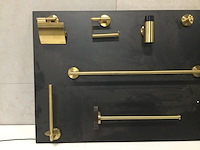 Toiletaccessoires op bord wb, goud koper - afbeelding 2 van  3