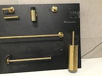 Toiletaccessoires op bord wb, goud koper - afbeelding 3 van  3