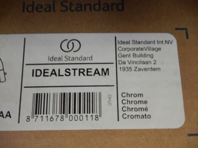 Toiletkraan, ideal standard, ideal stream, chroom - afbeelding 2 van  2
